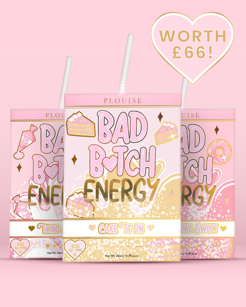 Trio labbra energetiche di Bad Bitch