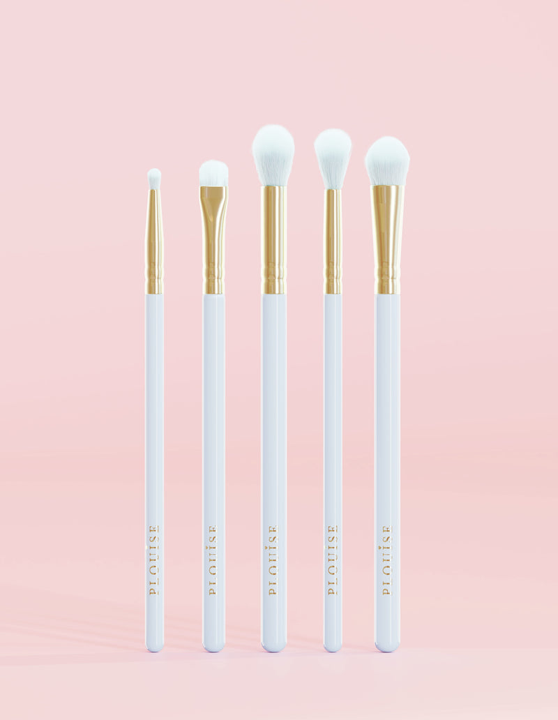 ชุดแปรงทาตาสีฟ้า Flawless Flakes 5 ชิ้น