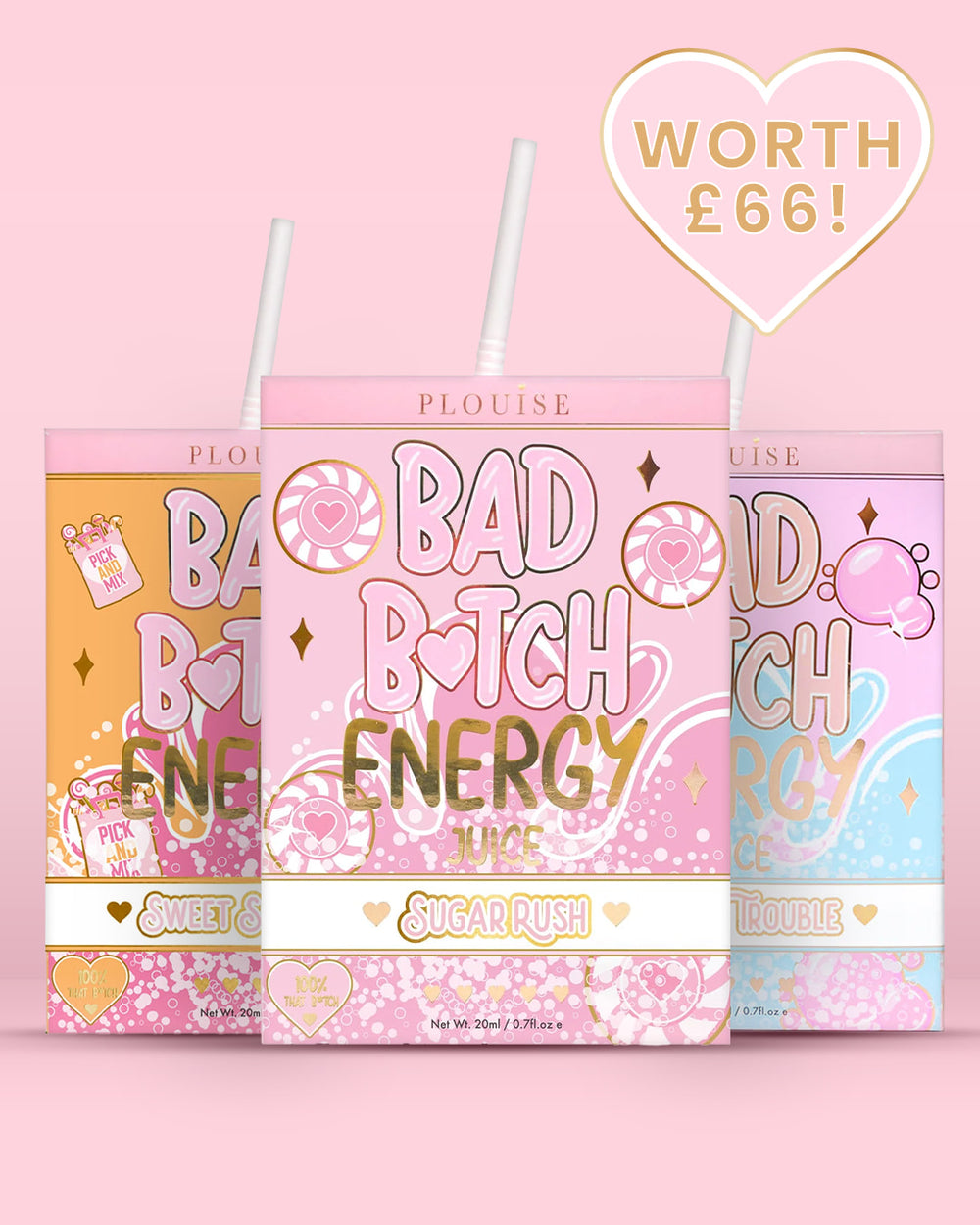 Trio labbra energetiche di Bad Bitch
