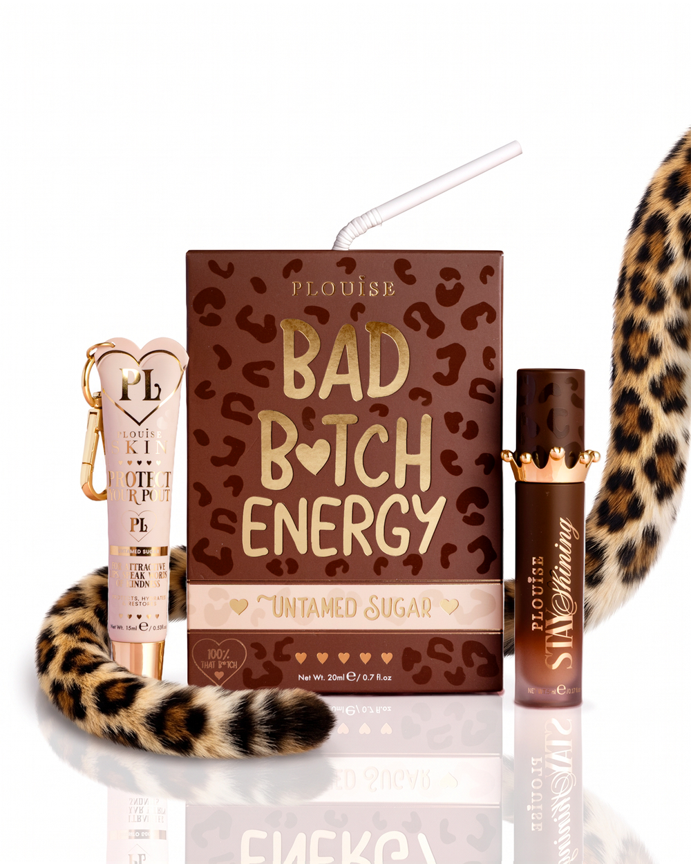 Duo balsamo labbra e olio labbra Cheetah Bad Bitch Energy