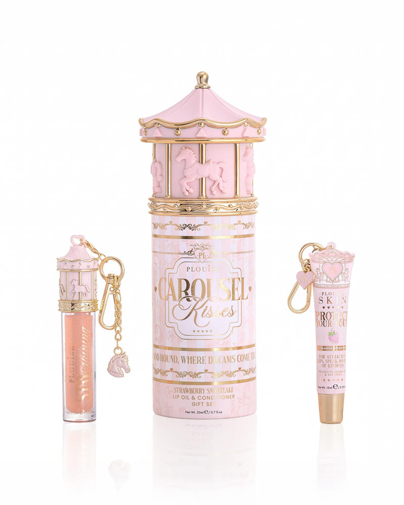 Carousel Kisses Lip Duo & Charm gavesæt
