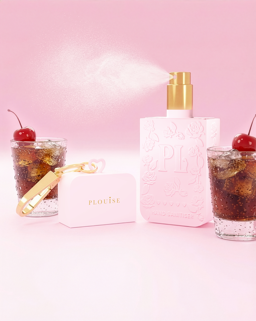 Pink P.Louise cherry cola sprej za dezinfekciju ruku