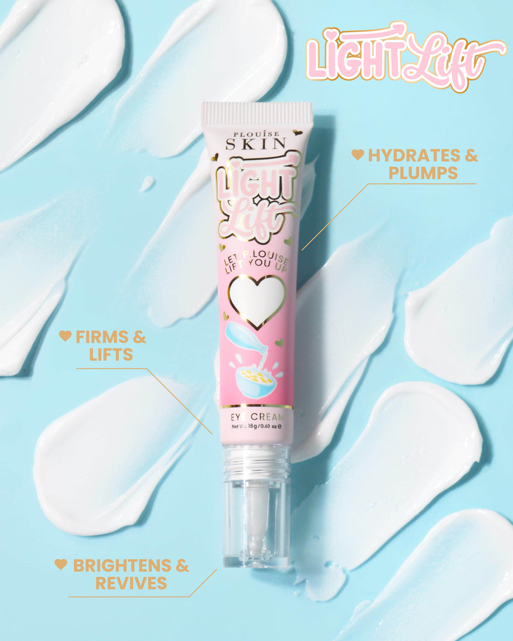 Creme Light Lift Hidratante e Iluminador para Olhos