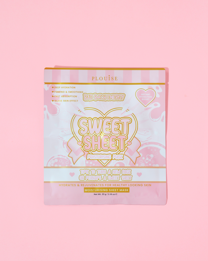 Feuchtigkeitsspendende, hautaufpolsternde Blattmaske von Sweet Sheet