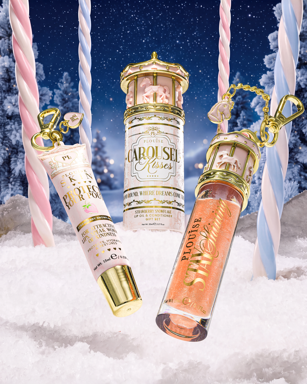 Carousel Kisses Lip Duo 和吊饰礼品套装预购