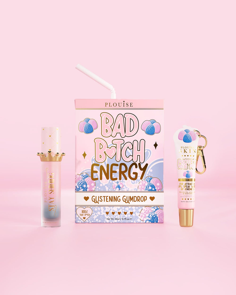 Bad Bitch Energy Balzam za usne & Duo ulja za usne