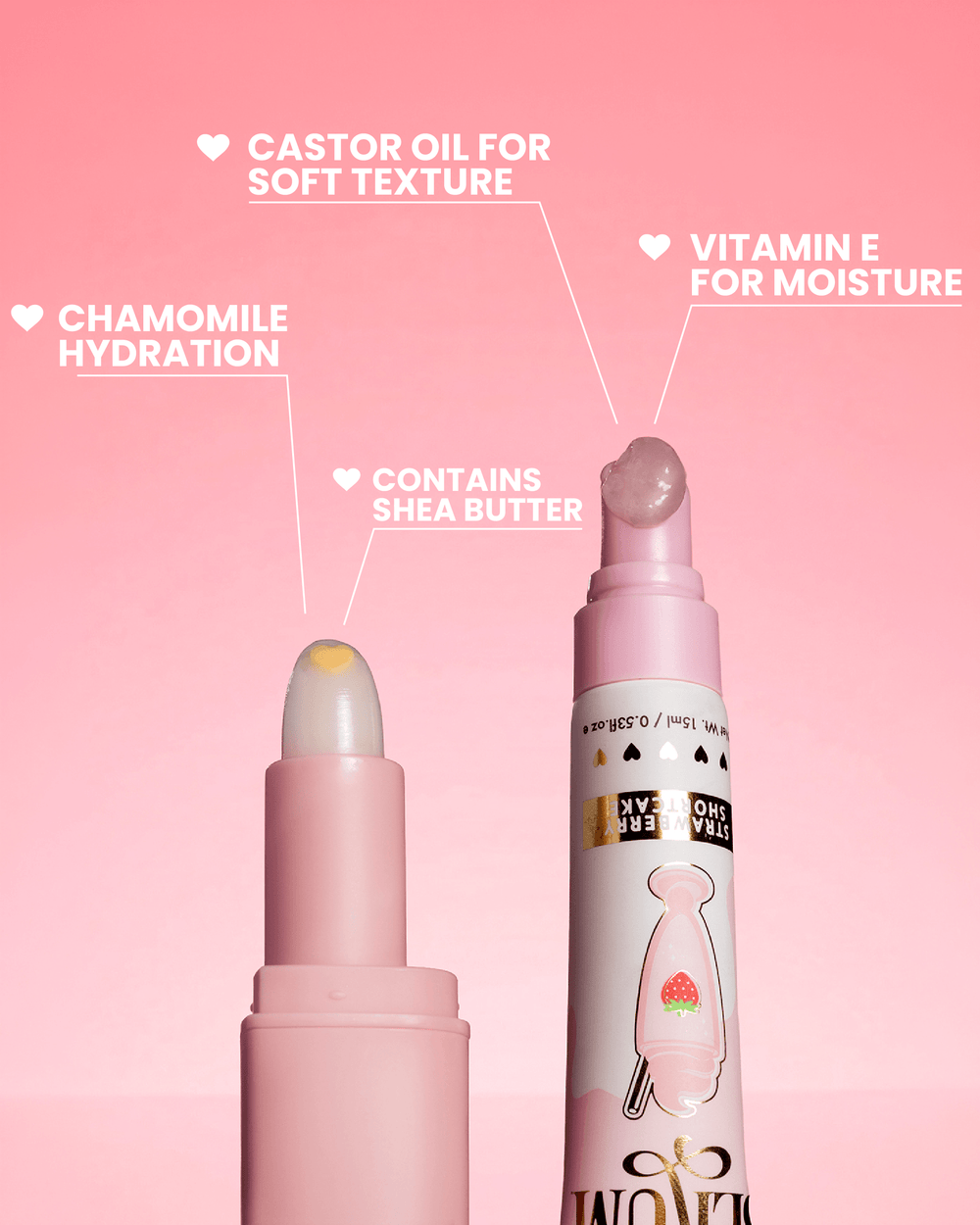 Verträumtes und cremiges Lippenbalsam- und Lippenserum-Duo