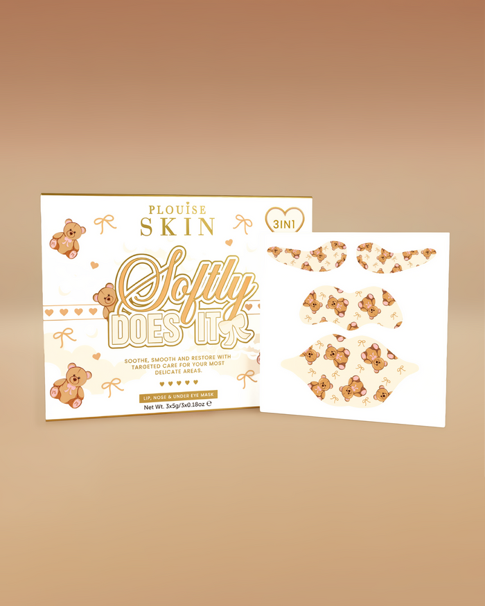 Softly Does It 3-in-1 lip-, oog- en neusmaskerset