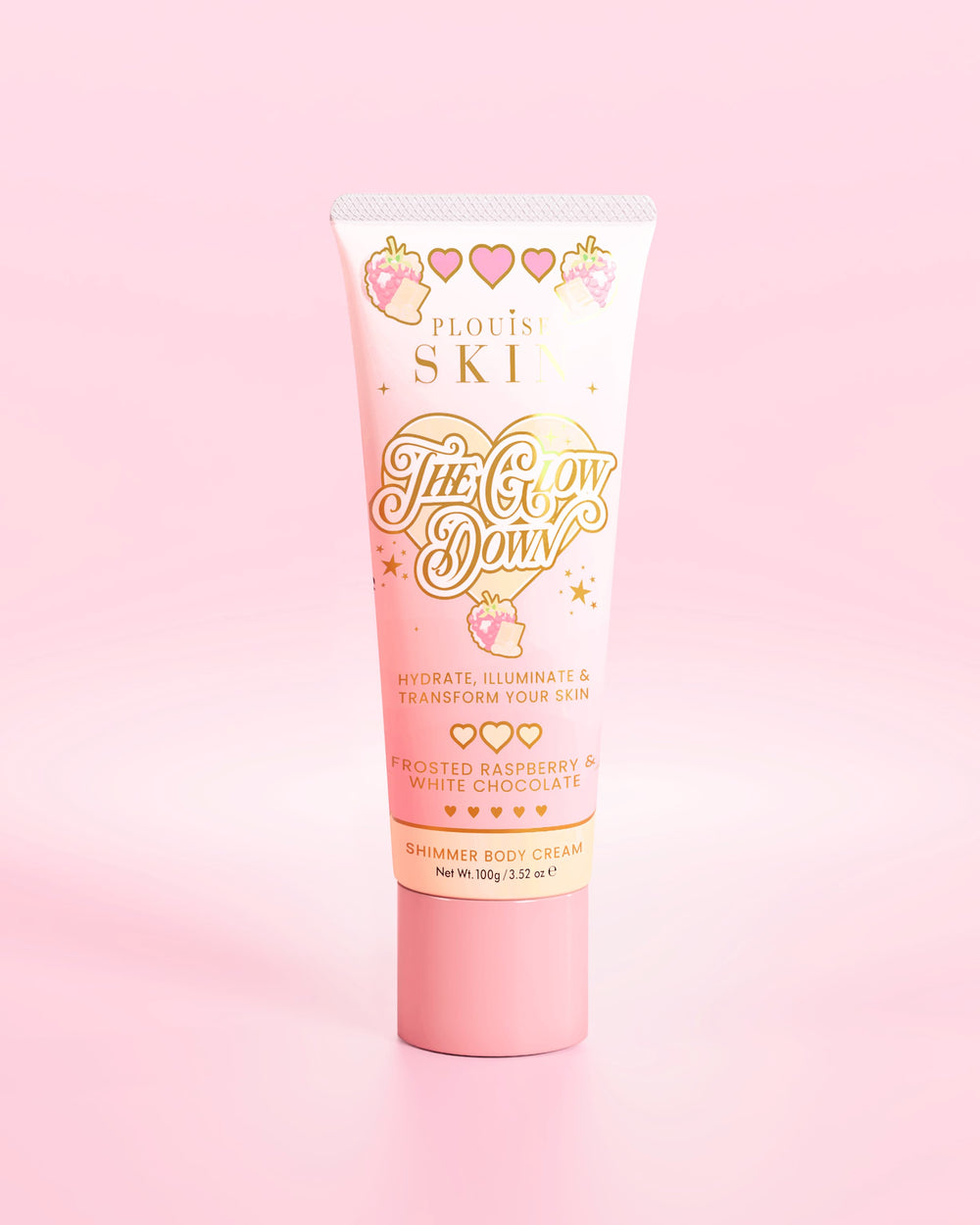The Glow Down – Gefrostete Himbeere und weiße Schokolade