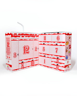 (CSAK DOBOZ) 12 szán karácsonyi Bad Bitch bőrápoló adventi naptár