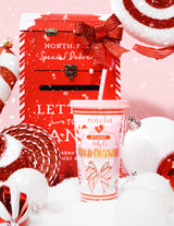 Baby, het is koud buiten en de kleine helper van de Kerstman Sippy Cups