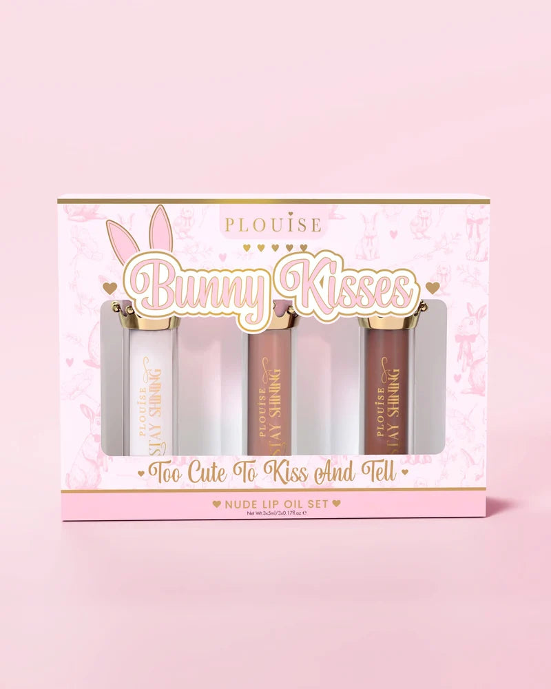 Bunny Kisses – Set di oli per labbra Stay Shining