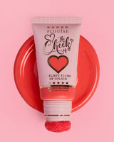 Il fard liquido sulla guancia