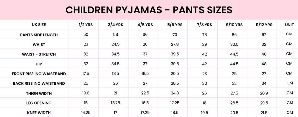 Girls Christmas Bow Pyjamas - Byxa Set