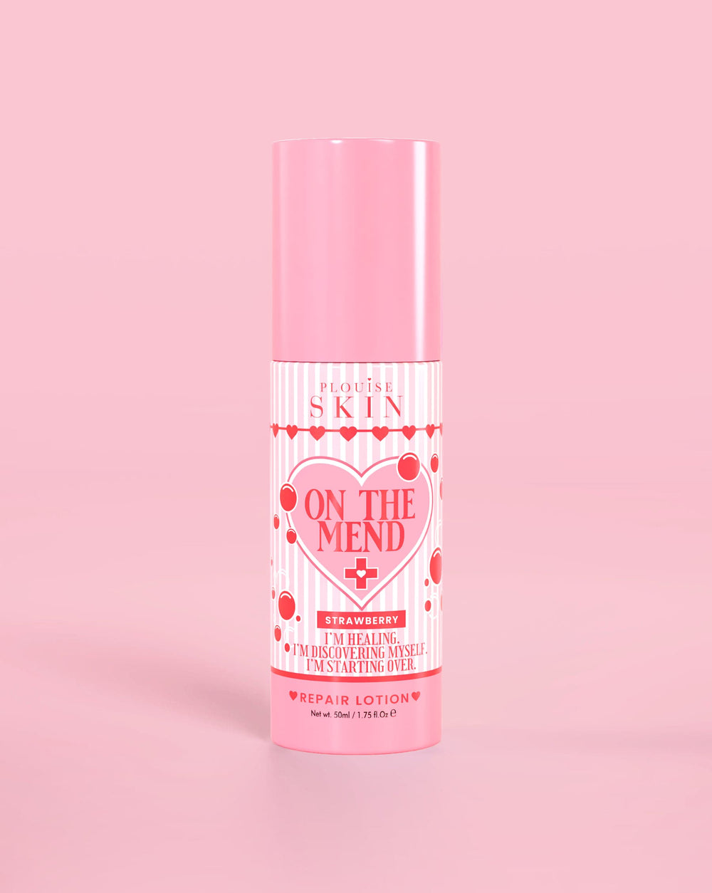 Pink flaske P.Louise On The Mend Barrier Repair Lotion