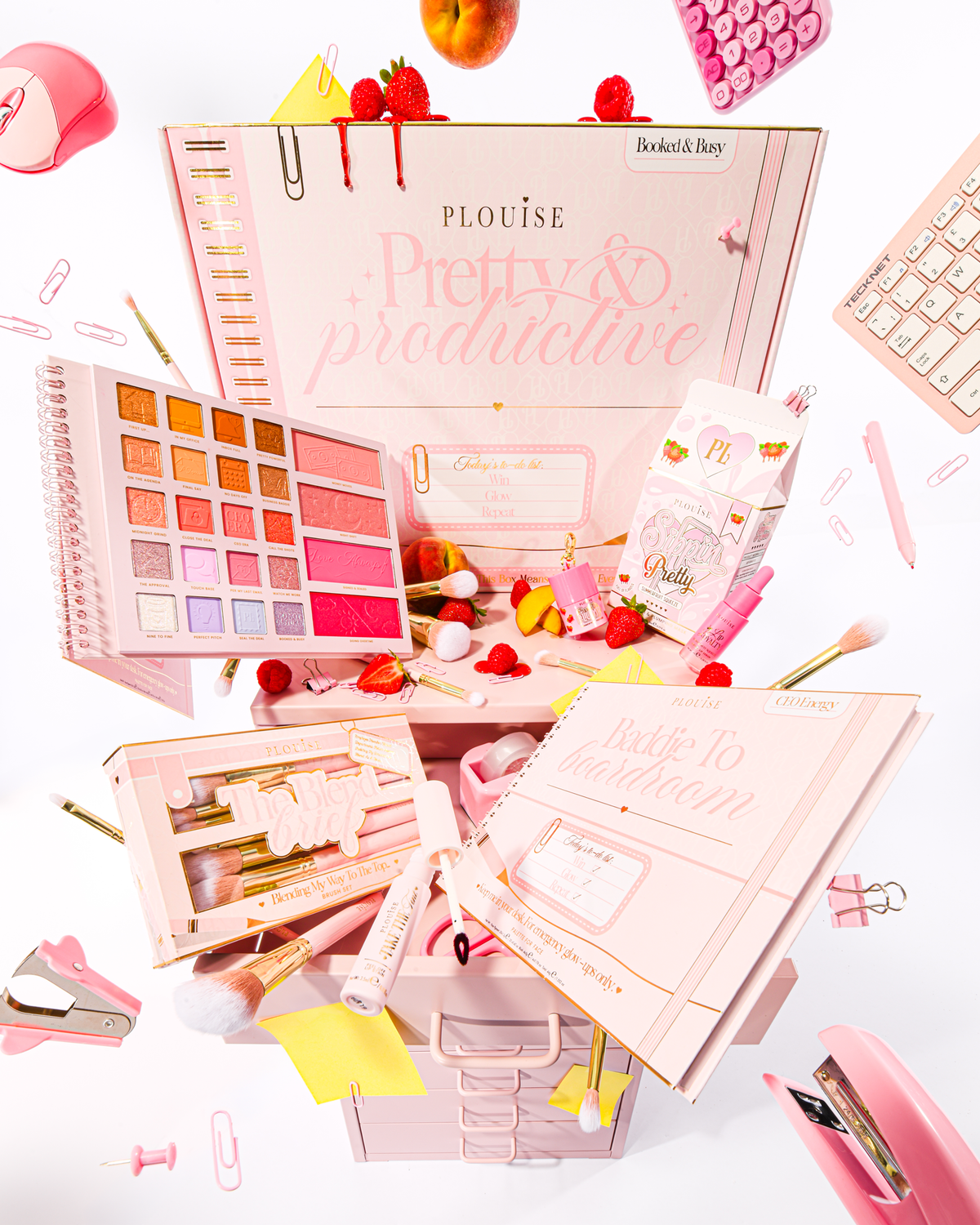 P.Louise video with contents of beauty subscription box