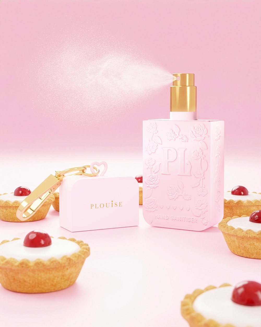 Pink P.Louise trešnja Bakewell sprej za dezinfekciju ruku