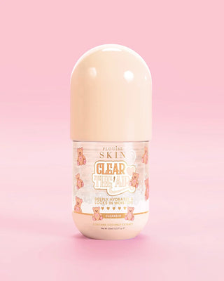 Butelka P.Louise Clear The Air Gel Cleanser o zapachu ciasta kokosowego na różowym tle