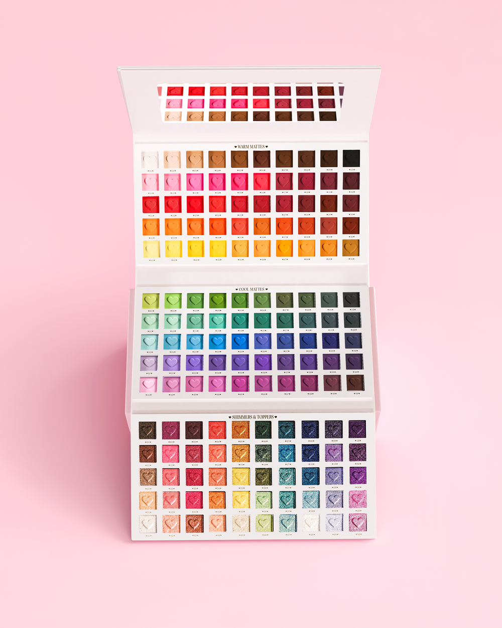 Öppet fodral till P.Louise Creative Comeback XXXL Rainbow Eyeshadow Palette