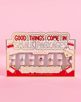 Gute Dinge kommen in kleinen Paketen. Mini-Lippenpflege-Geschenkset