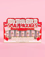 Gute Dinge kommen in kleinen Paketen. Mini-Lippenpflege-Geschenkset