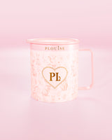 Caneca de aço inoxidável rosa P.Louise Hunny Bunny