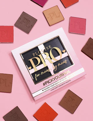 P.Louise Pro Empty Magnetic Magnetic 4-Pan Palette