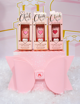 Roze strik geschenkverpakking