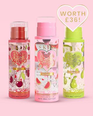 Tylko przesuń wodę micelarną - potrójne czyste trio