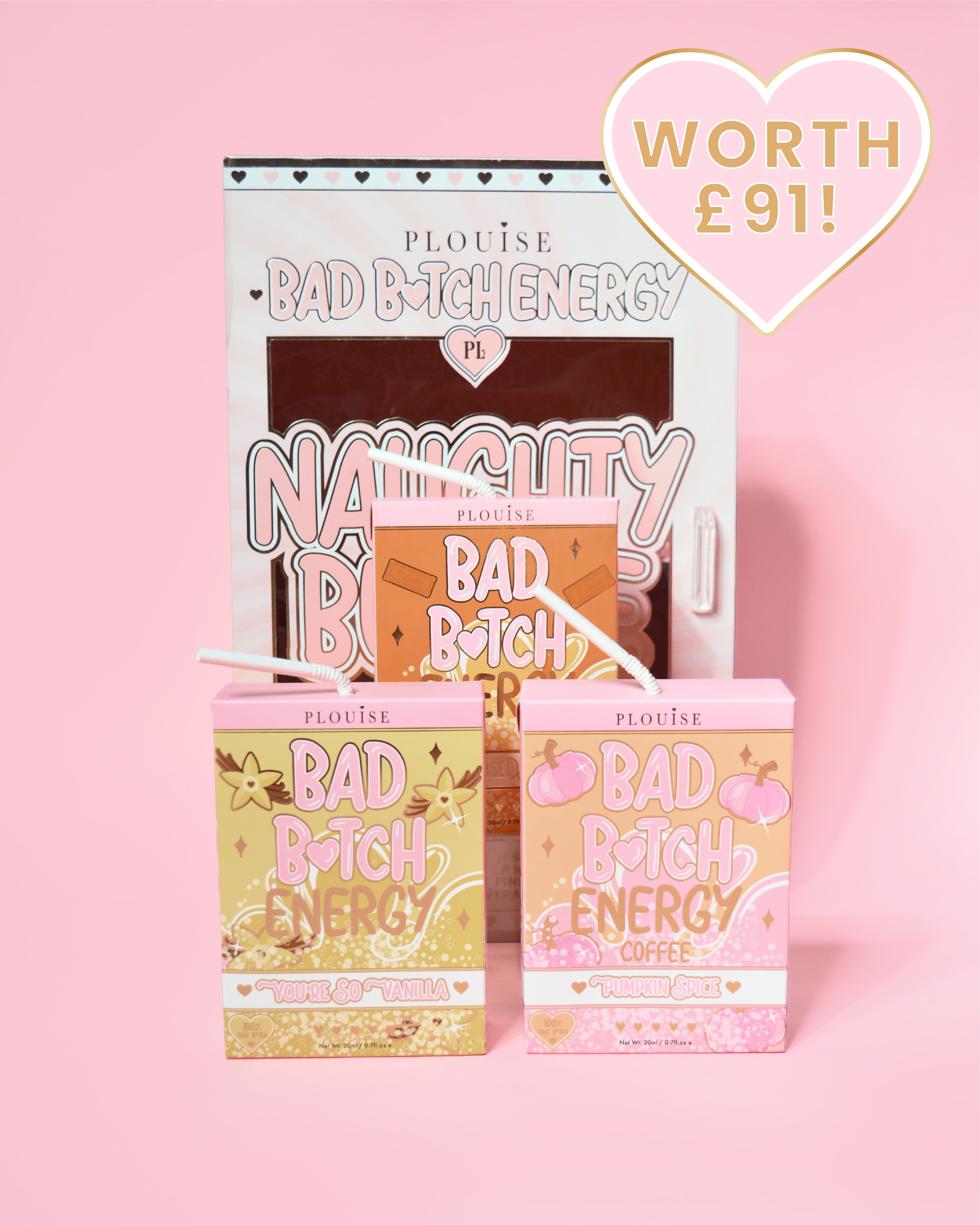 Naughty But Ice Bad Bitch Energy Trio – P. Louise Cosmetics