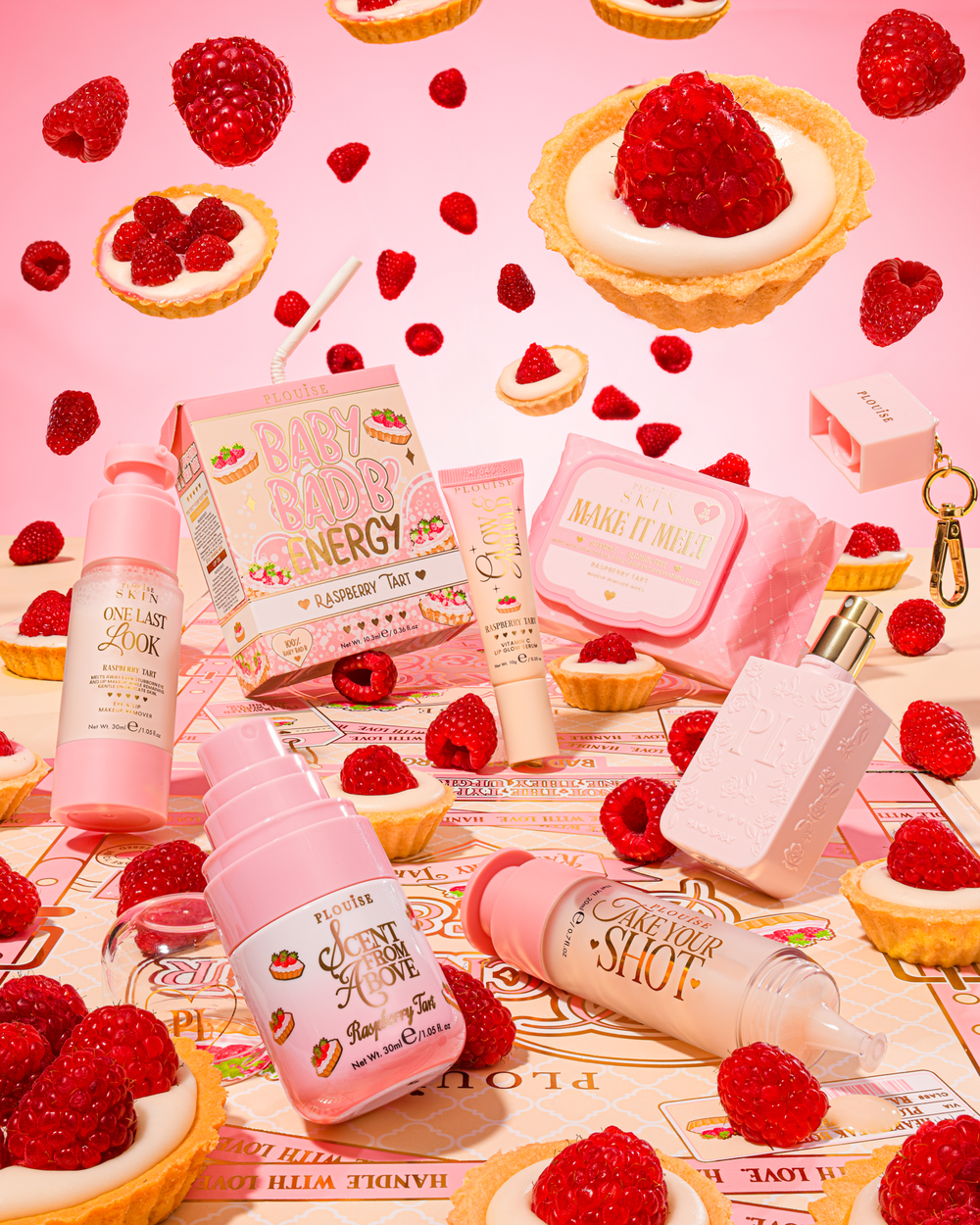 Sommerserveret sødt - Pak din Shit & Go Raspberry Tart Kuffertpakke