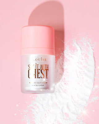 P.Louise Dites-le avec des paillettes pour le corps ample sur la poitrine