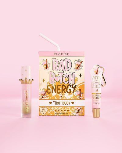 Bad Bitch Energy Lippenpflege- und Lippenöl-Duo – Erdbeere
