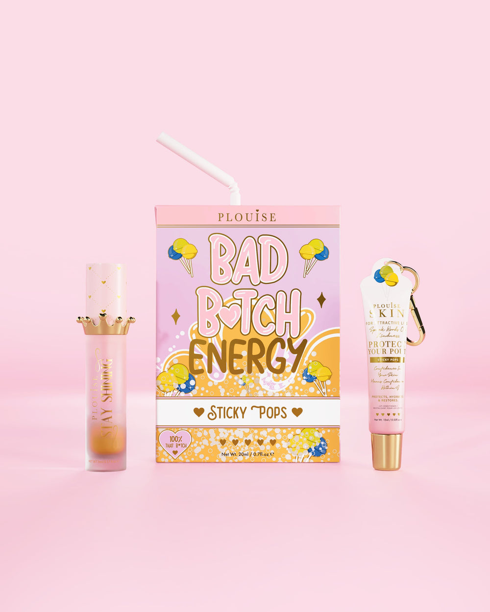 Bad Bitch Energy Balzam za usne & Duo ulja za usne