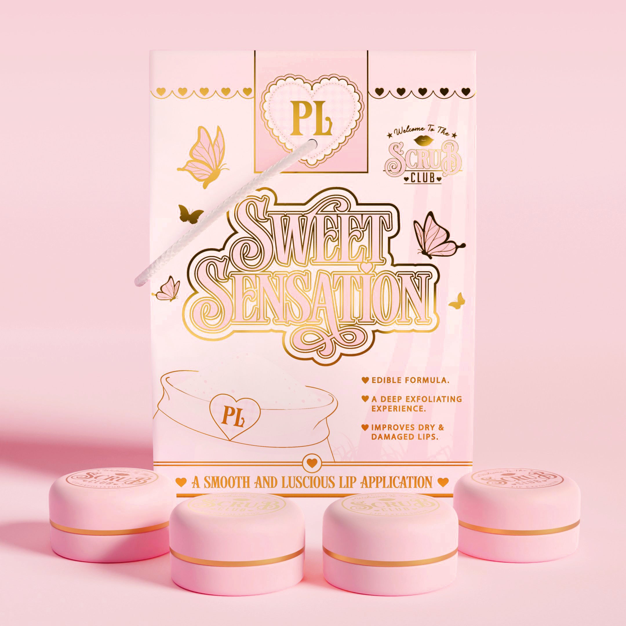 P.Louise Sweet Sensation Lip Scrub Set – P. Louise Cosmetics