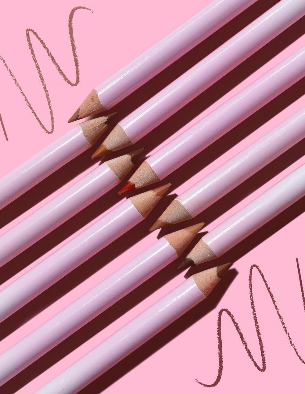 Slijpbare gekleurde lipliner