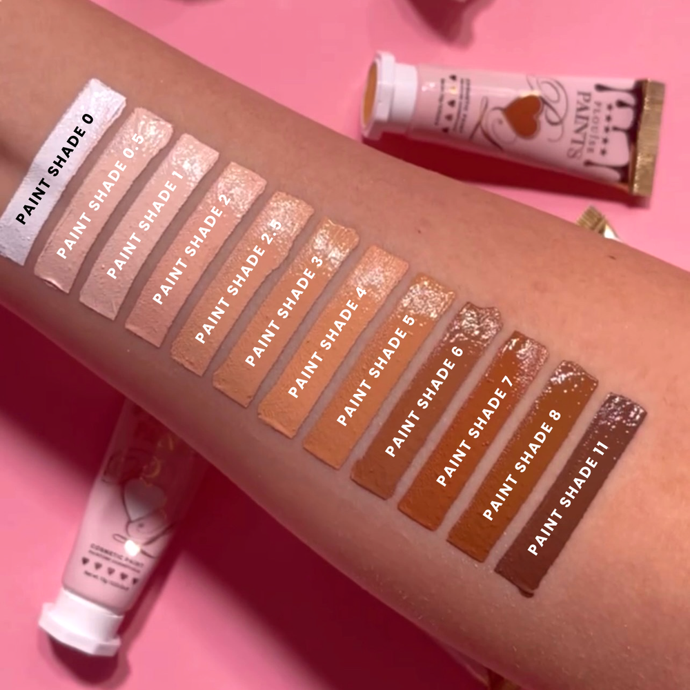 Huidskleur cosmetische verf