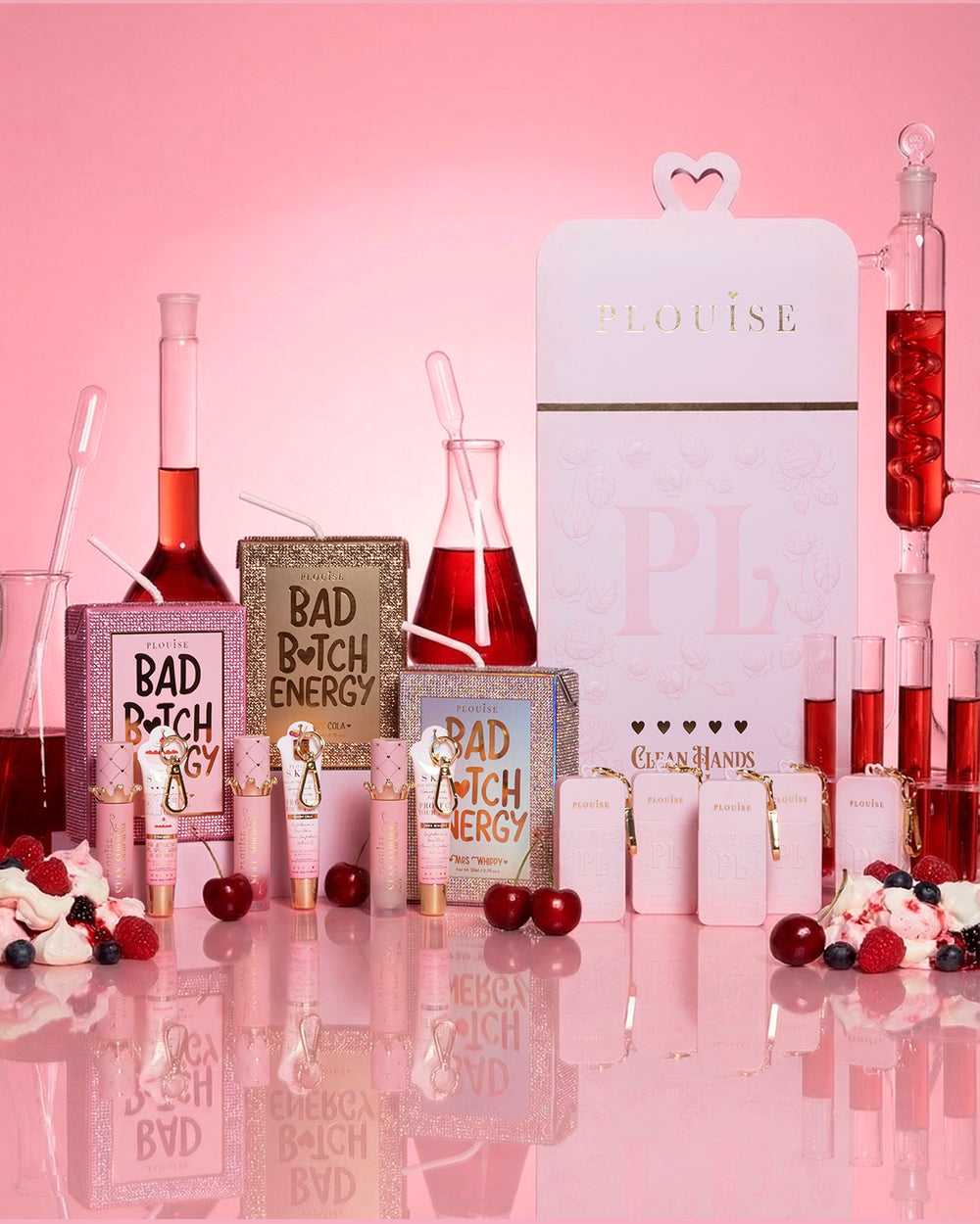 Crystal Lip Trio & Handreinigingsspray PR-cadeauset