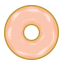 Geglazuurde donut
