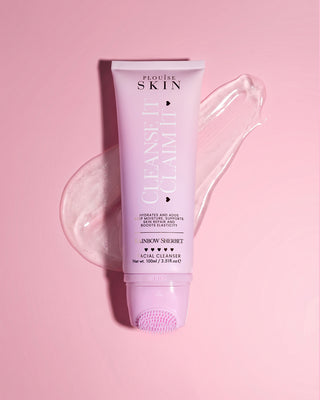 Limpe, reivindique limpador facial hidratante