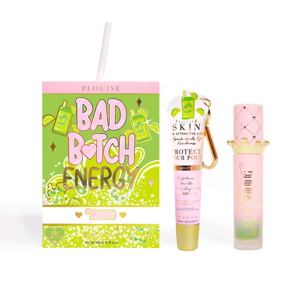 Bad Bitch Energy Balzam za usne & Duo ulja za usne